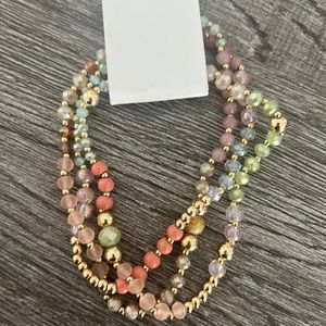 NWT Multi color beaded bracelet (3)
